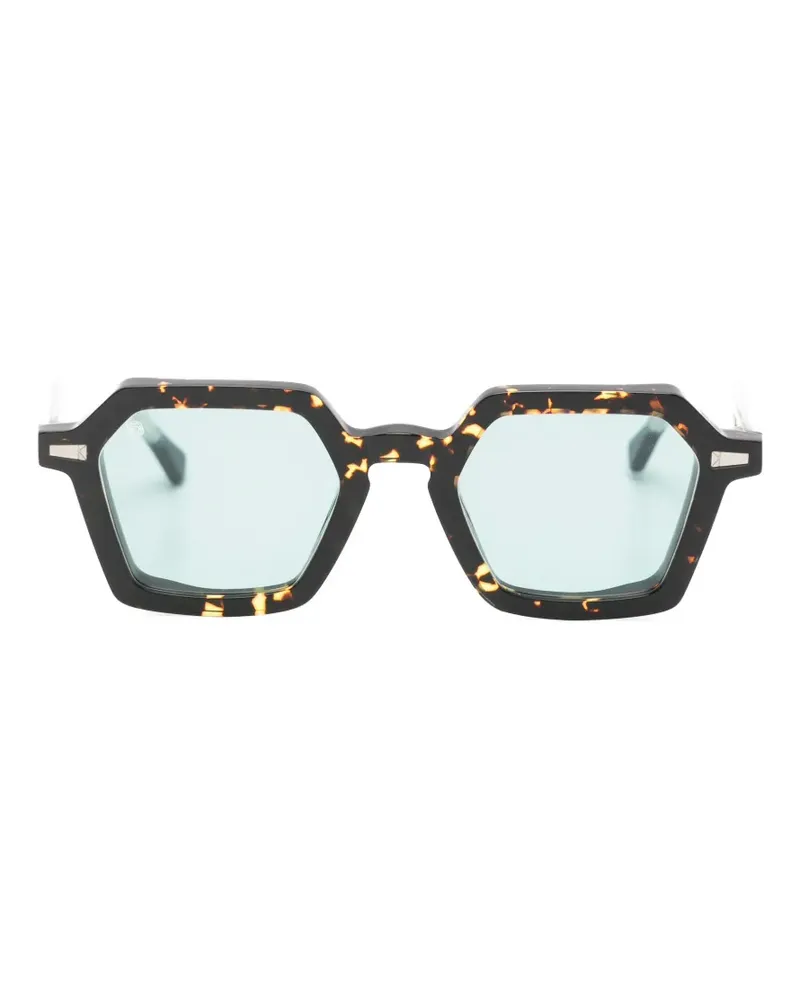 Kyme Lucio geometric-frame sunglasses - Braun Braun