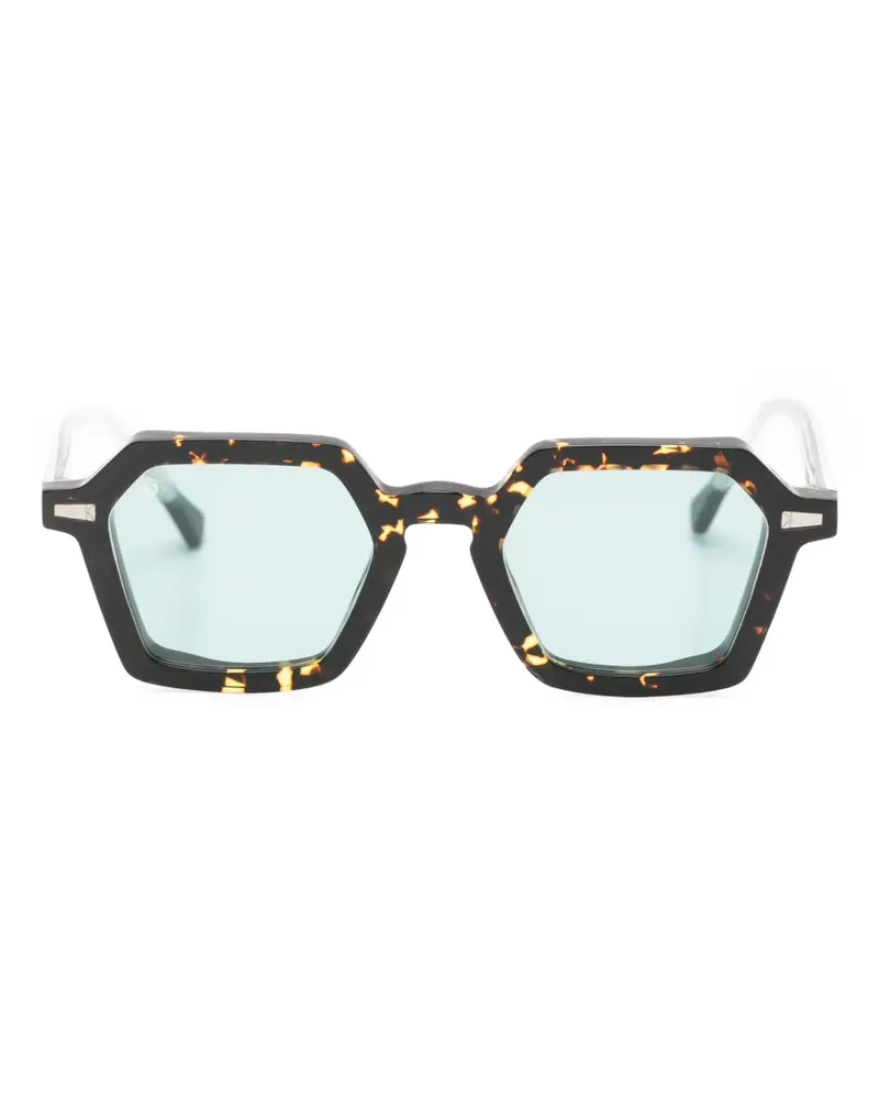 Kyme Lucio geometric-frame sunglasses - Braun Braun