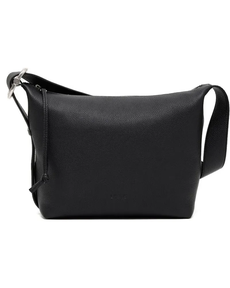 Loewe Cubi Schultertasche - Schwarz Schwarz