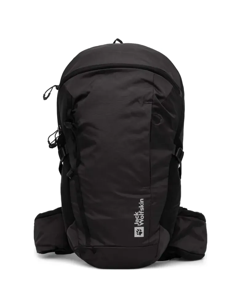 Jack Wolfskin Cyrox Shape 25L Rucksack mit Logo - Schwarz Schwarz