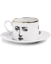 Fornasetti Il Fumo Fa Male Teetasse Weiß