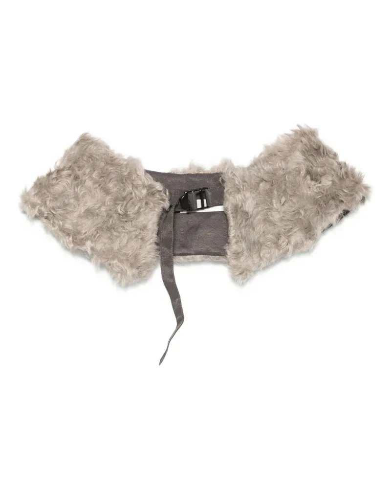 Our Legacy buckle-fastening scarf - Grau Grau