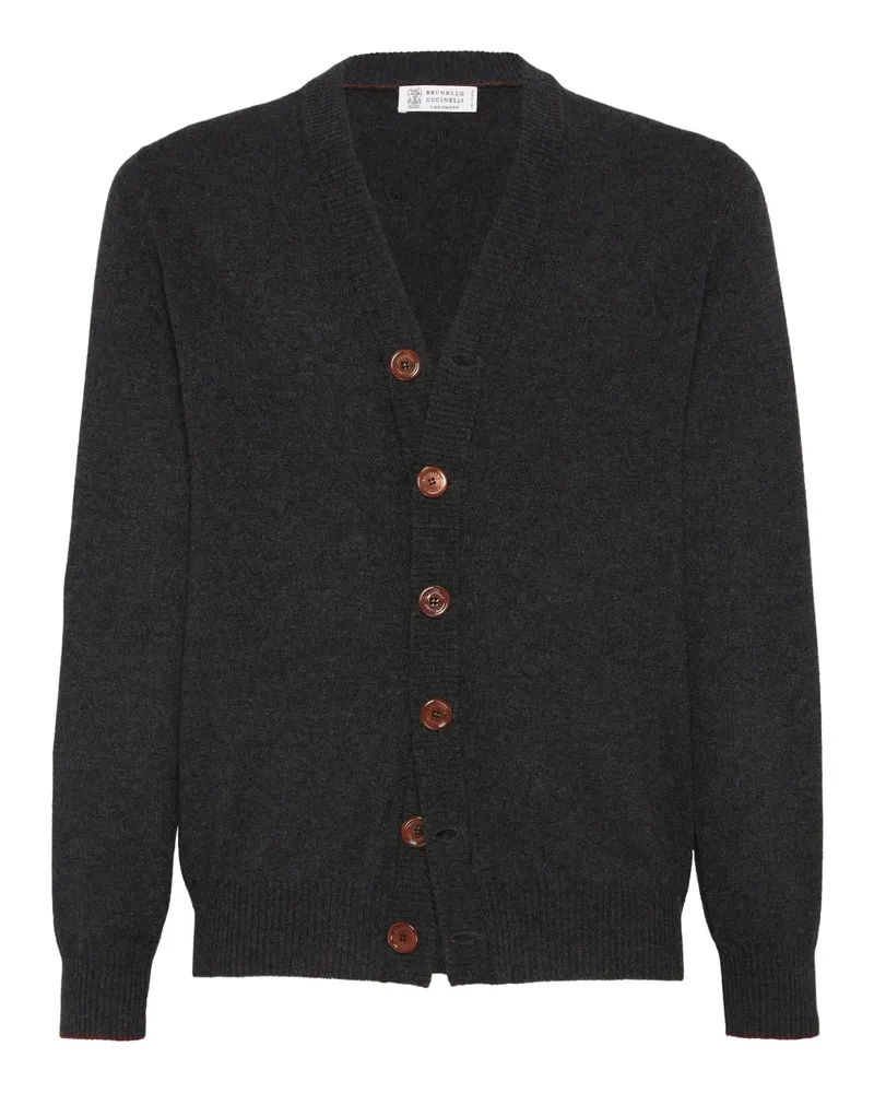 Brunello Cucinelli Cardigan aus Kaschmir - Grau Grau