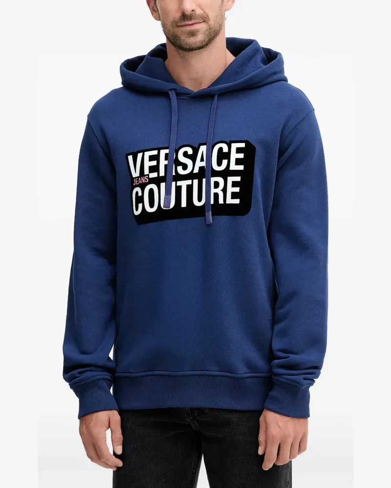 Versace Jeans Hoodie mit Logo - Blau Blau