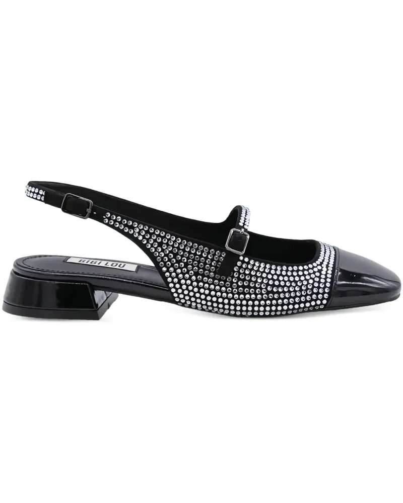 Bibi Lou Verzierte Slingback-Pumps - Schwarz Schwarz