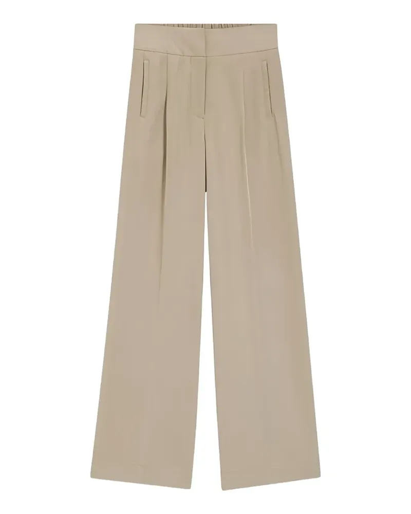 HUGO BOSS C Tarima pleated wide-leg trousers - Nude Nude
