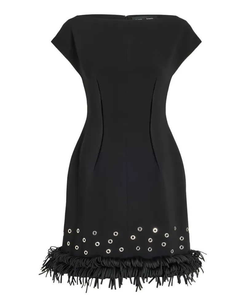Proenza Schouler Grazziela dress in matte double crepe - Schwarz Schwarz