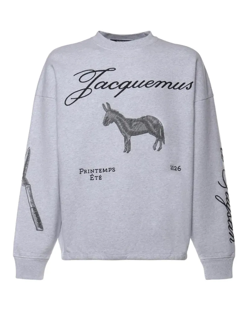 Jacquemus crew-neck sweater - Grau Grau