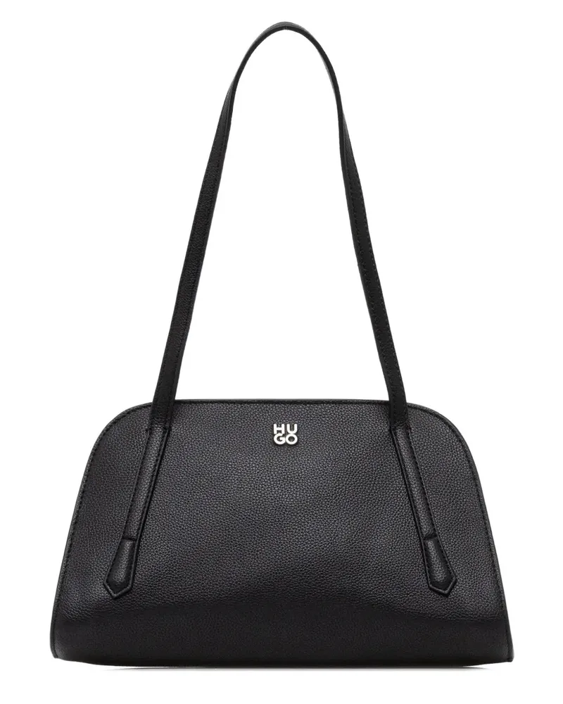 HUGO BOSS logo-plaque shoulder bag - Schwarz Schwarz