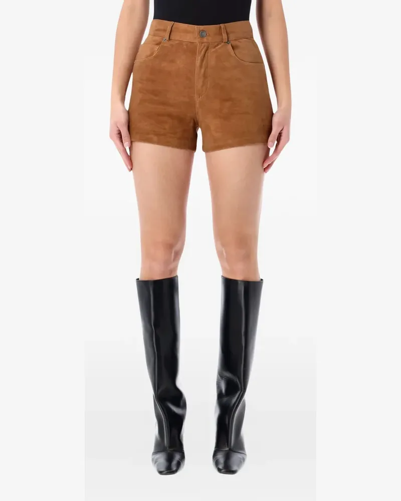 Haikure Brit suede shorts - Braun Braun
