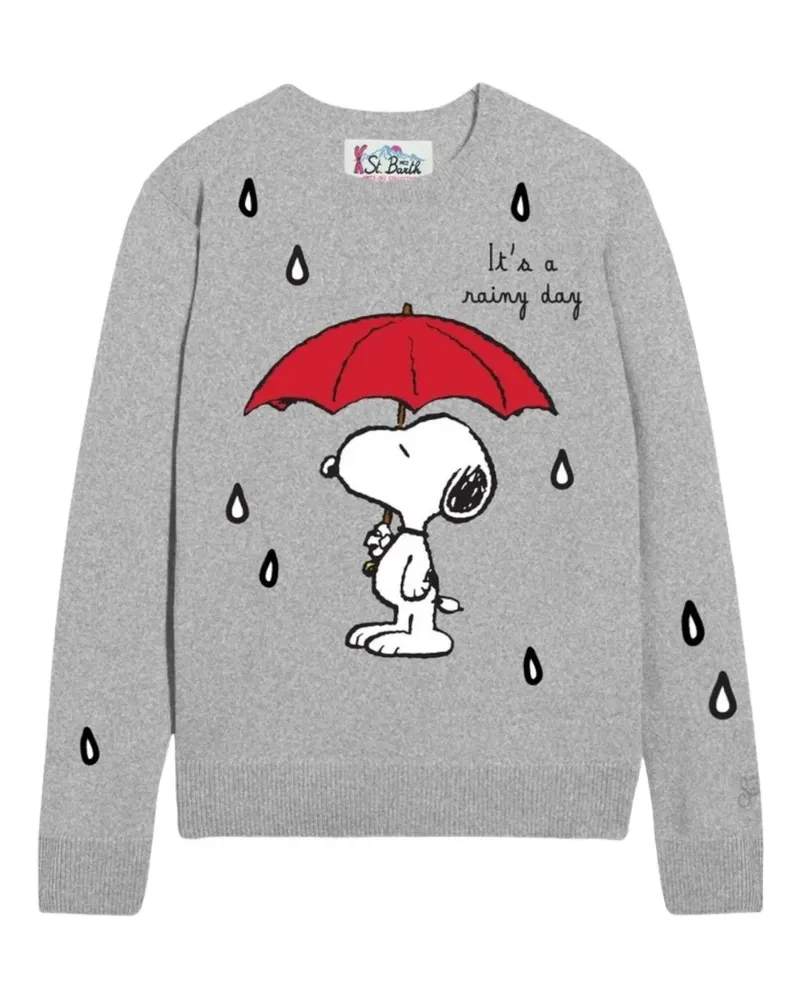 MC2 Saint Barth Snoopy-motif sweater - Grau Grau