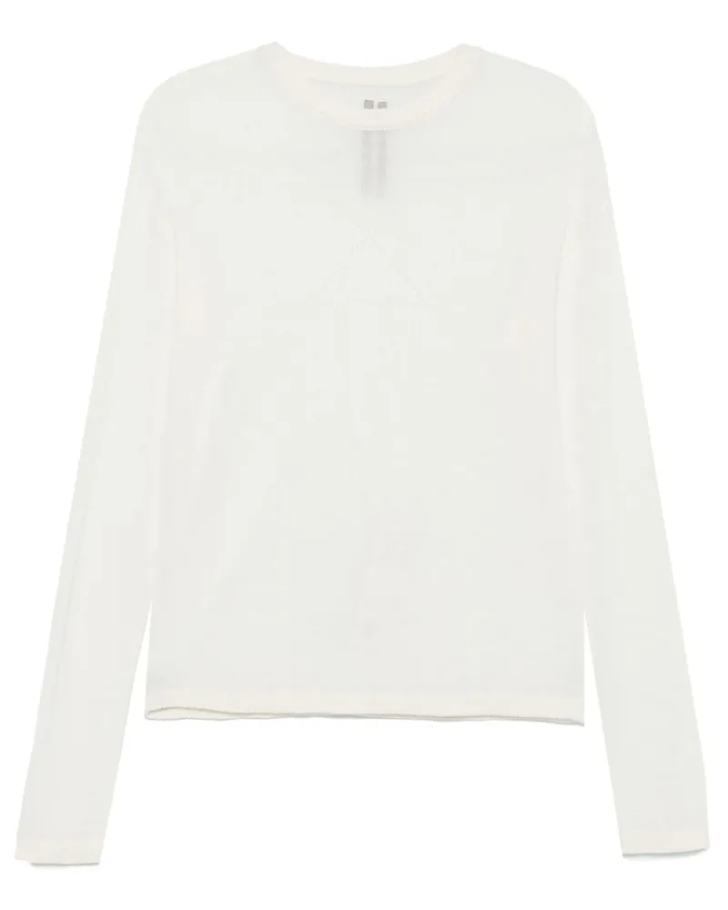 Rick Owens Penta Pullover - Weiß Weiß