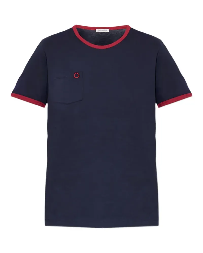 Moncler pocket-ringer T-shirt - Blau Blau