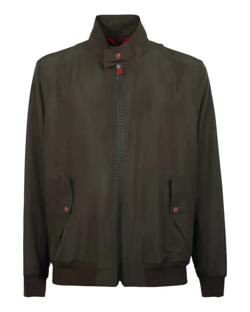 Kiton Jacke mit Stehkragen - Grün Grün