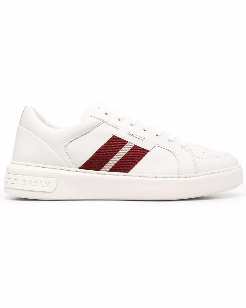 Bally Sneakers mit Streifen - Weiß Weiß