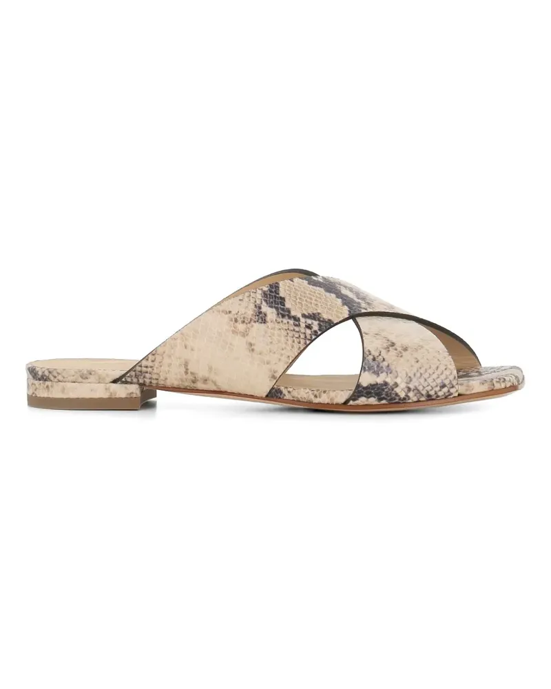 Sergio Levantesi Nunzia criss-cross sandals - Nude Nude