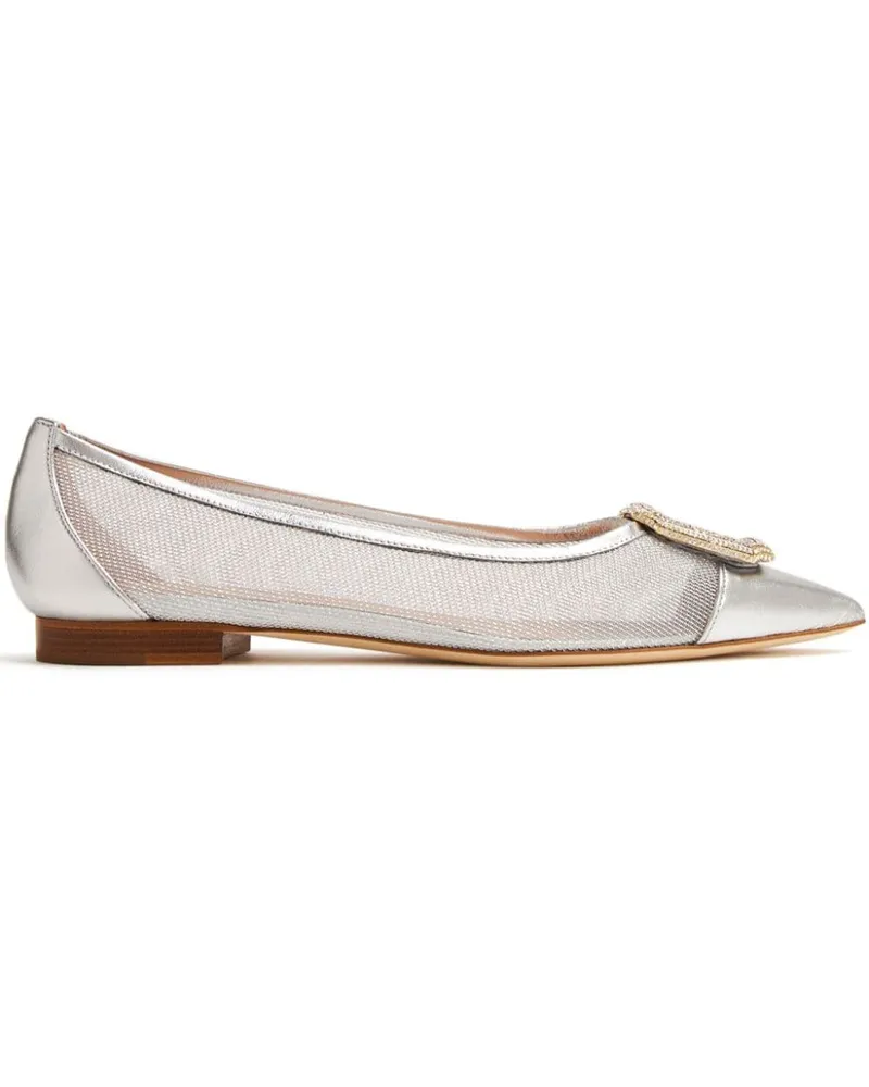 Malone Souliers Lina Ballerinas - Silber Silber