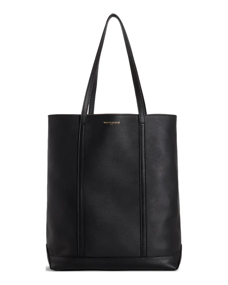 Kitsuné logo-print tote bag - Schwarz Schwarz