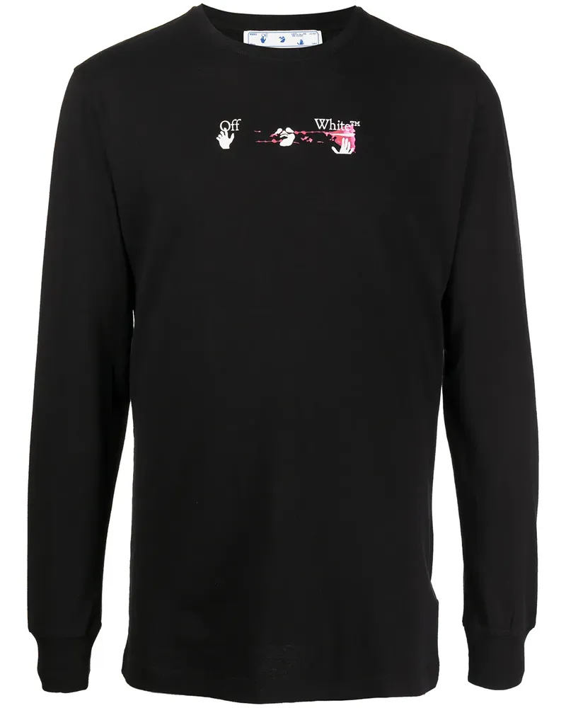 OFF-WHITE T-Shirt mit Arrows-Motiv - Schwarz Schwarz