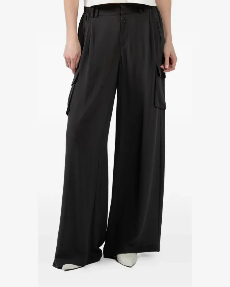 Jacob Lee Cassandre cargo-pocket trousers - Schwarz Schwarz