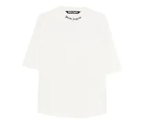 T-Shirt mit Logo - Weiß