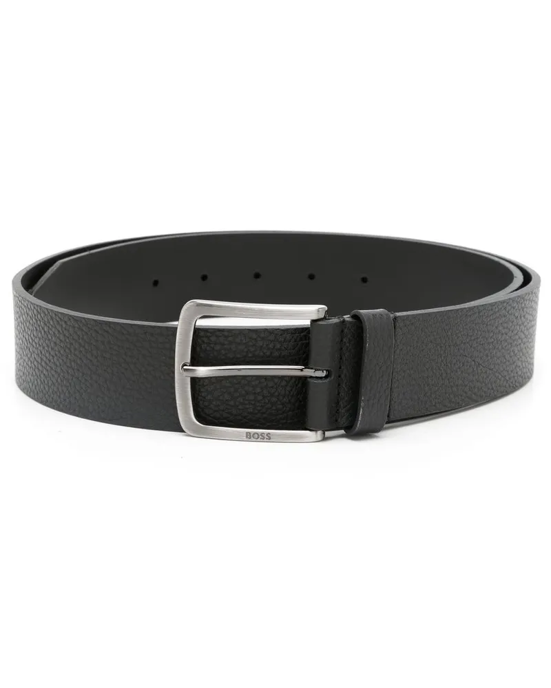 HUGO BOSS Gürtel mit Logo-Schnalle - Schwarz Schwarz