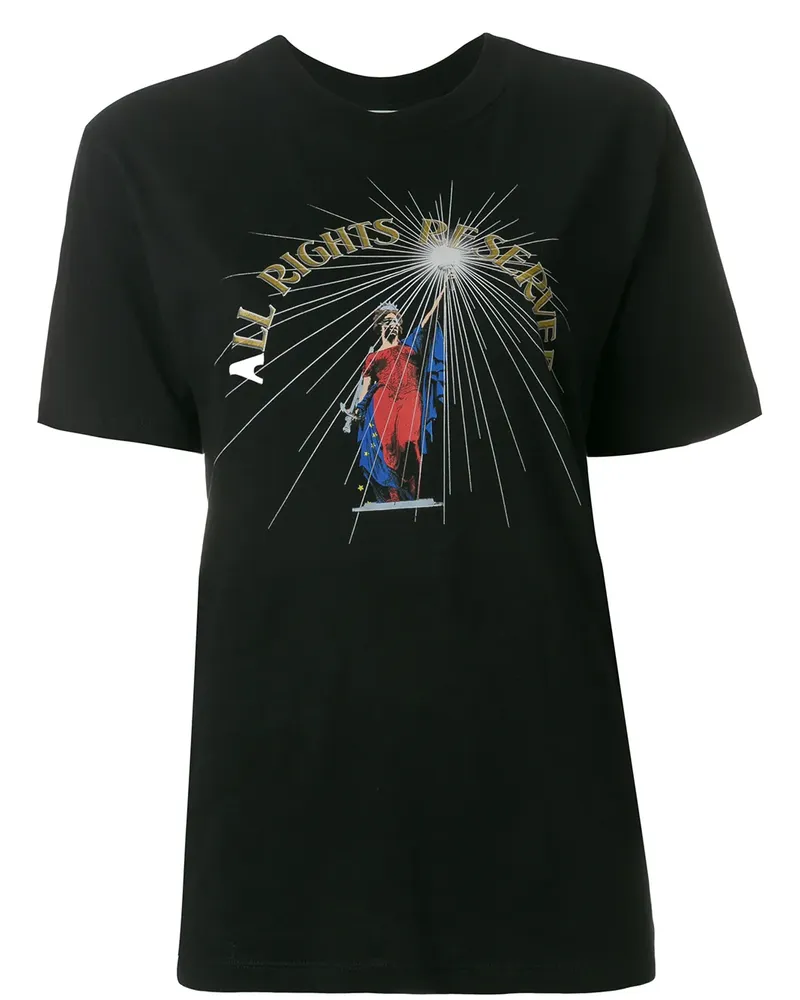 OFF-WHITE All Rights Reserved' T-Shirt - Schwarz Schwarz