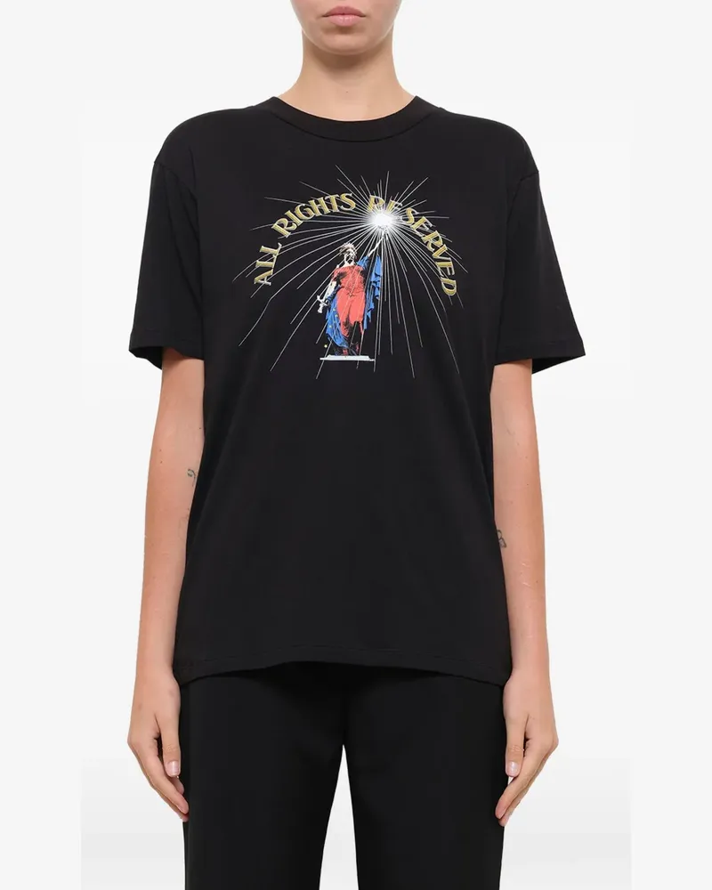 OFF-WHITE All Rights Reserved' T-Shirt - Schwarz Schwarz