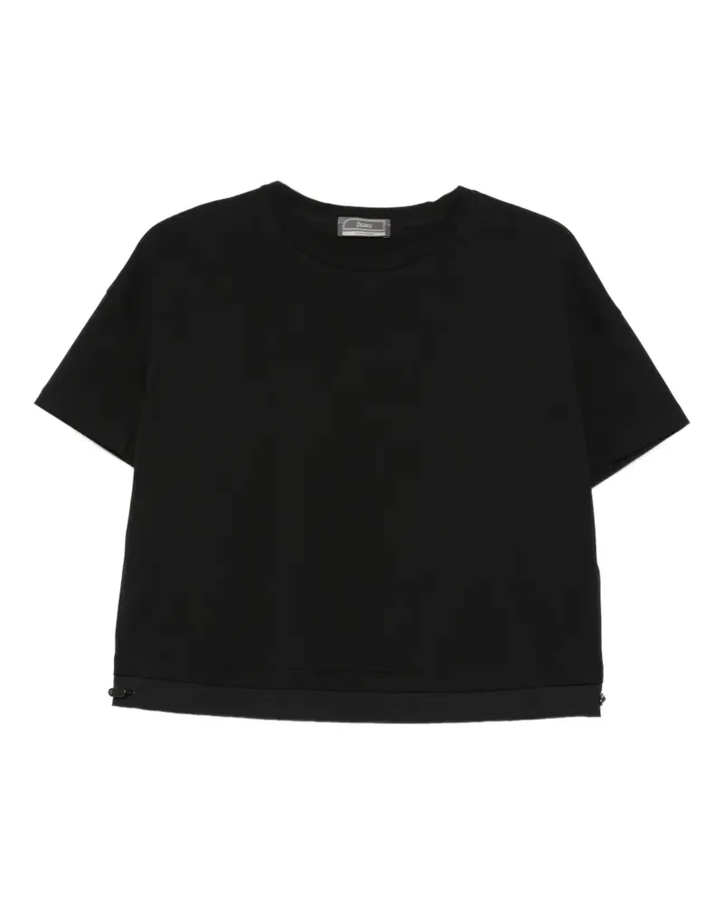 Herno Kurzärmeliges T-Shirt - Schwarz Schwarz