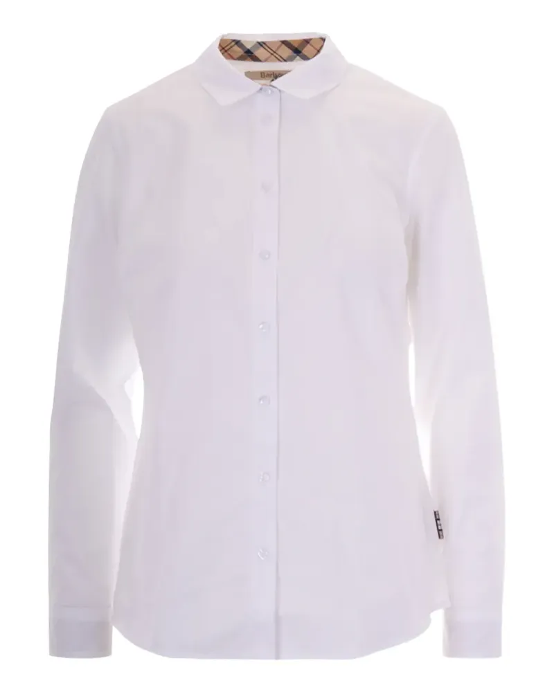 Barbour tartan collar shirt - Weiß Weiß