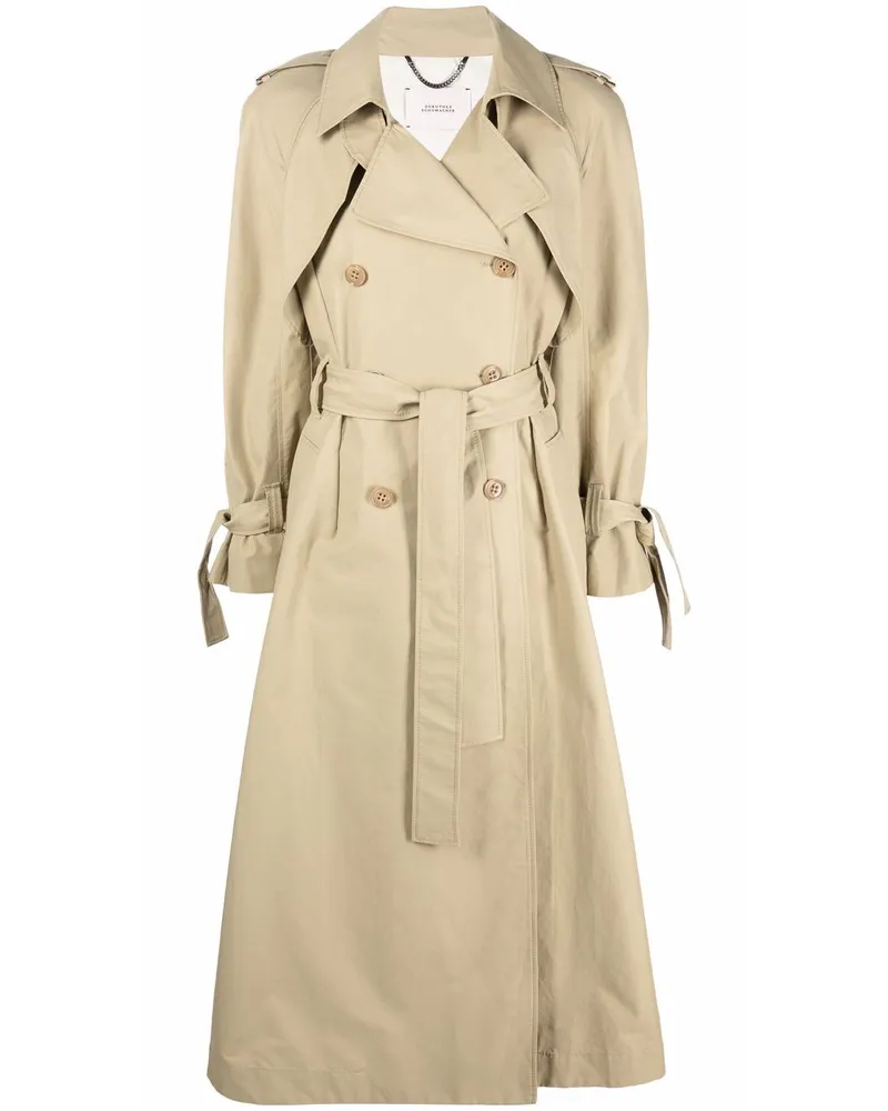 Dorothee Schumacher Doppelreihiger Trenchcoat - Nude Nude