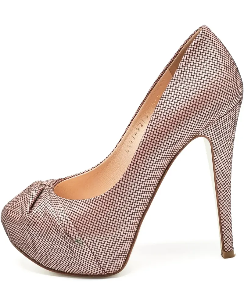 Gina Pumps mit Knotendetail 125mm - Rosa Rosa