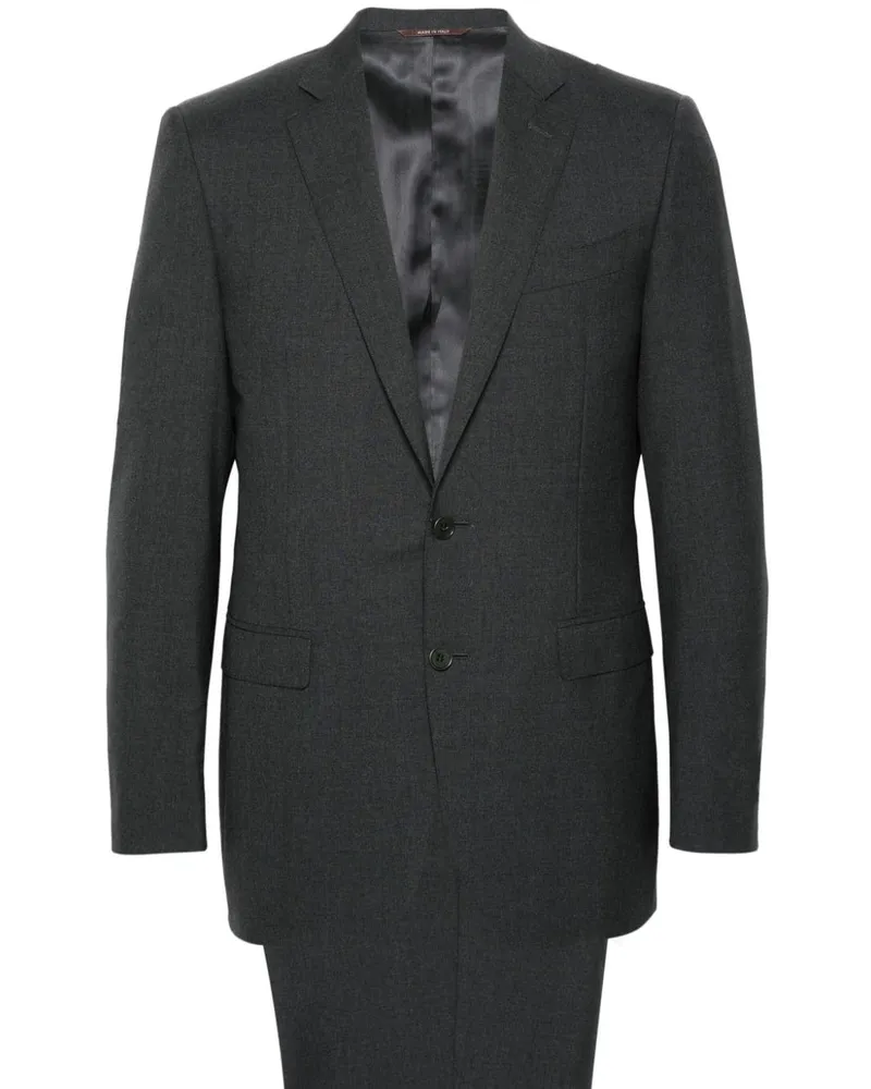 Canali Einreihiger Anzug - Grau Grau
