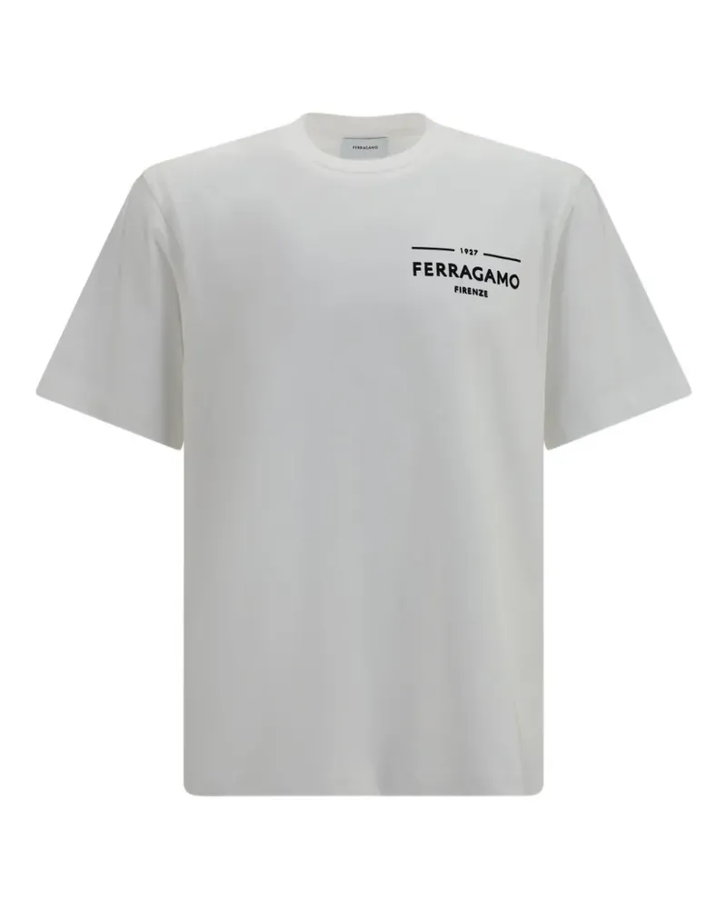Ferragamo logo-print T-shirt - Weiß Weiß