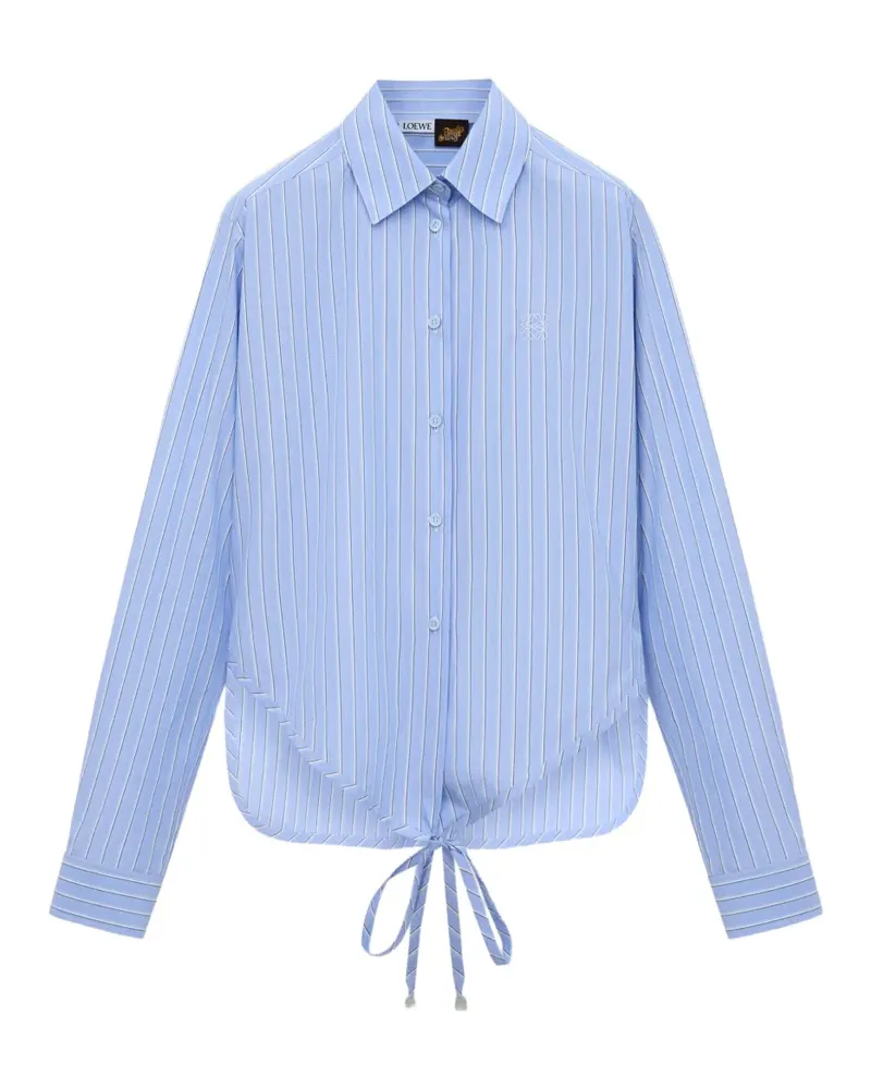 Loewe Hemd mit Schleifenverschluss - Blau Blau