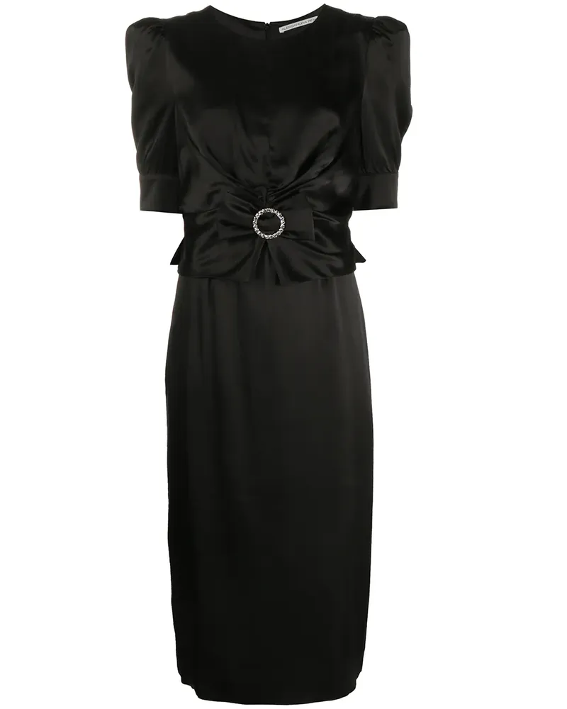 Alessandra Rich Verziertes Kleid - Schwarz Schwarz