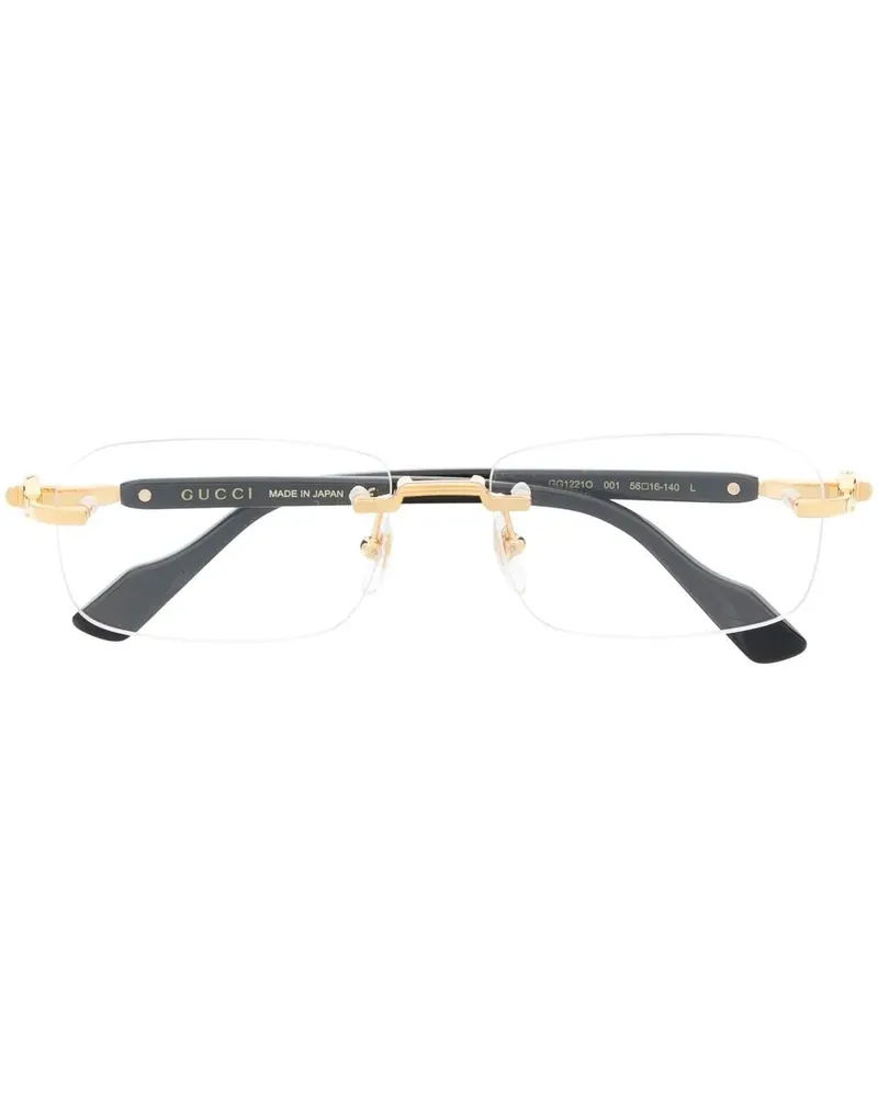 Gucci GG1221O Brille - Gold Gold