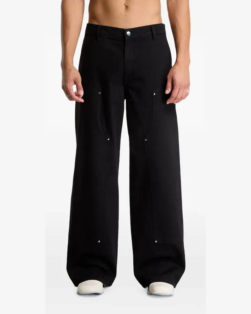 Heliot Emil Lorica Jeans mit Einsätzen - Schwarz Schwarz