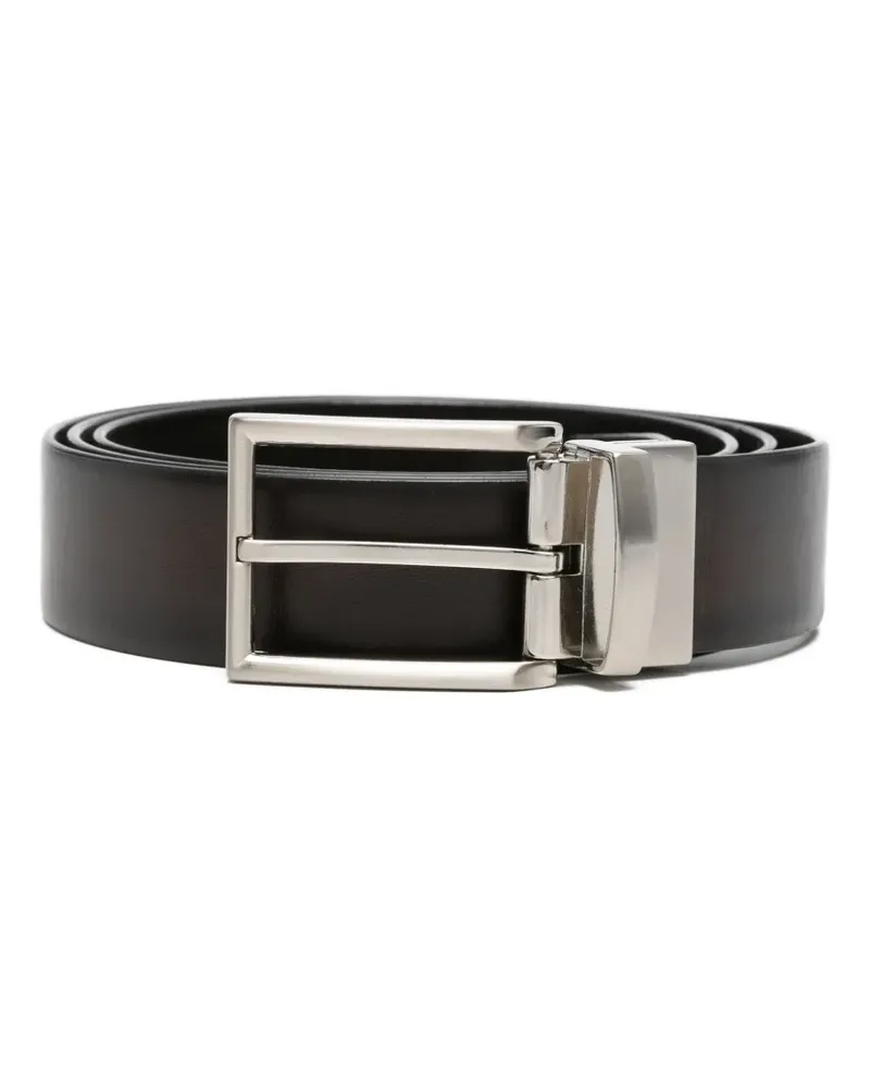 Officine Creative Italia pin-buckle leather belt - Braun Braun