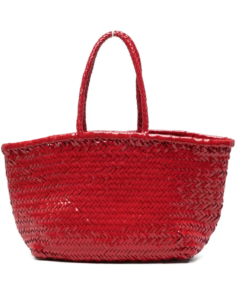 Dragon Diffusion Triple Jump leather tote bag - Rot Rot