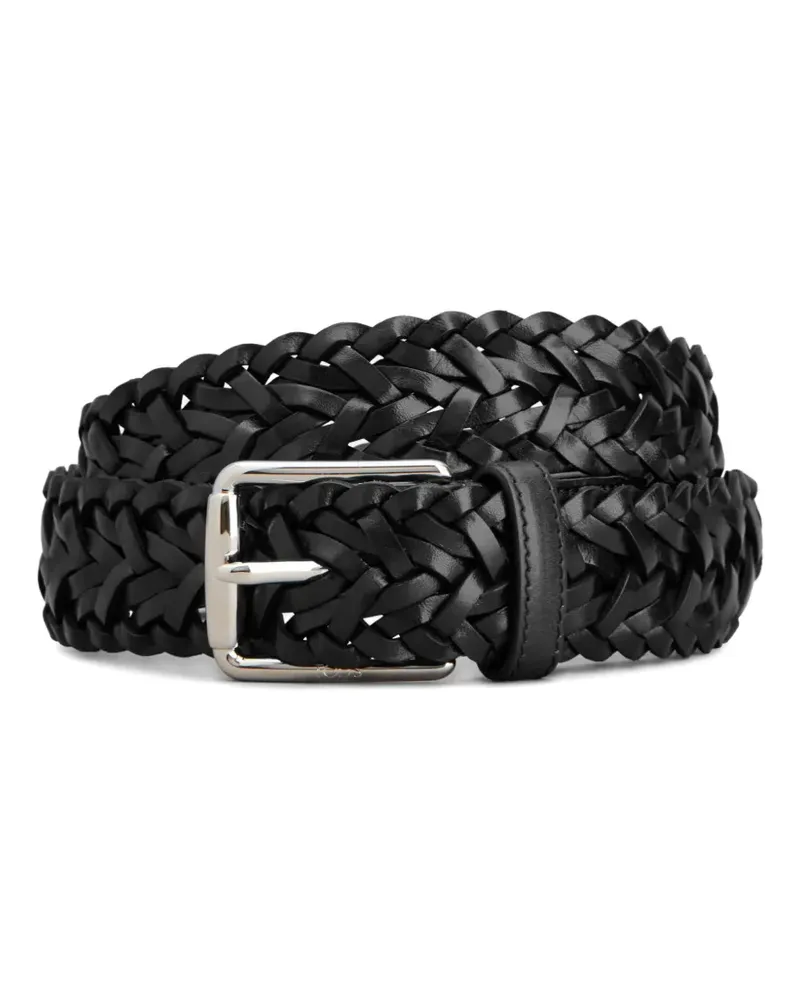 TOD'S Geflochtener Gürtel - Schwarz Schwarz