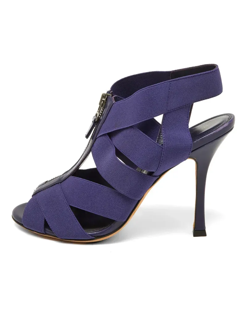 Sergio Rossi elastic strappy sandals - Violett Violett