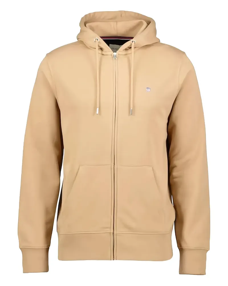 Gant zip-fastening hoodie - Nude Nude