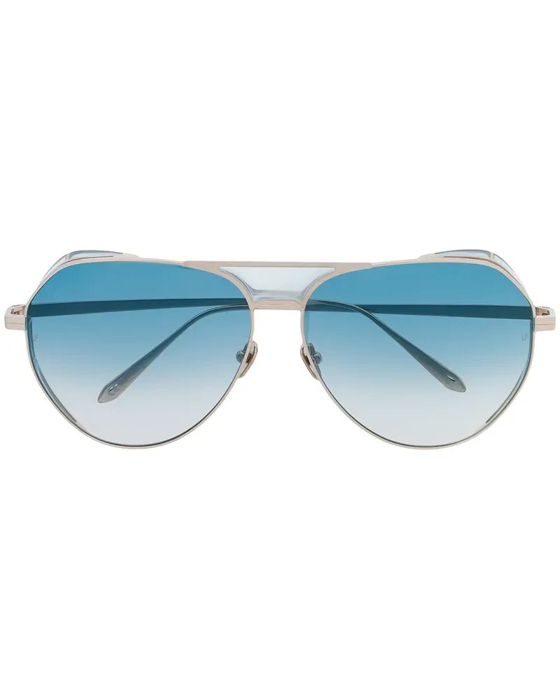 Linda Farrow 785 C7' Sonnenbrille - Blau Blau