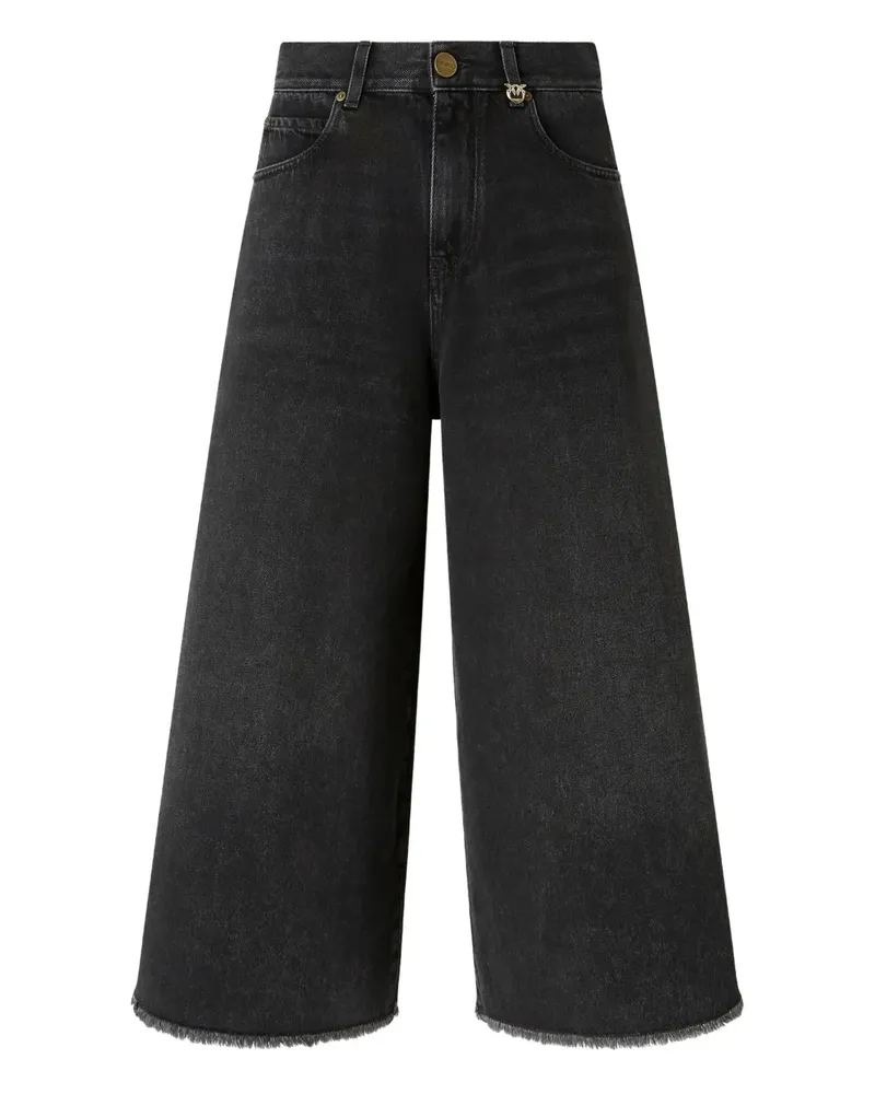 Pinko Ausgefranste Jeans - Schwarz Schwarz