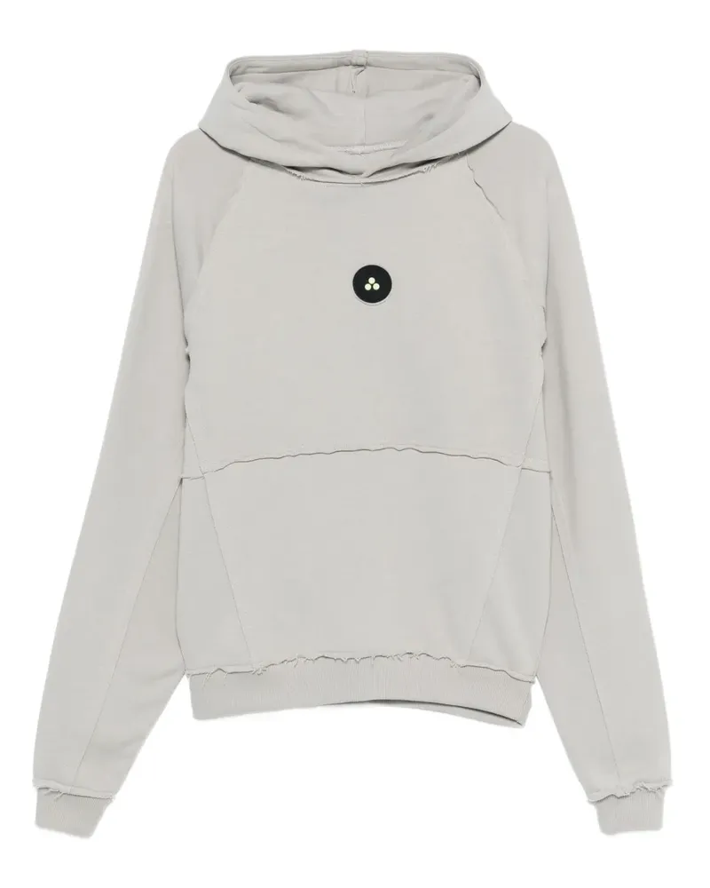 Peuterey x Tony Effe Hoodie mit Logo-Applikation - Grau Grau