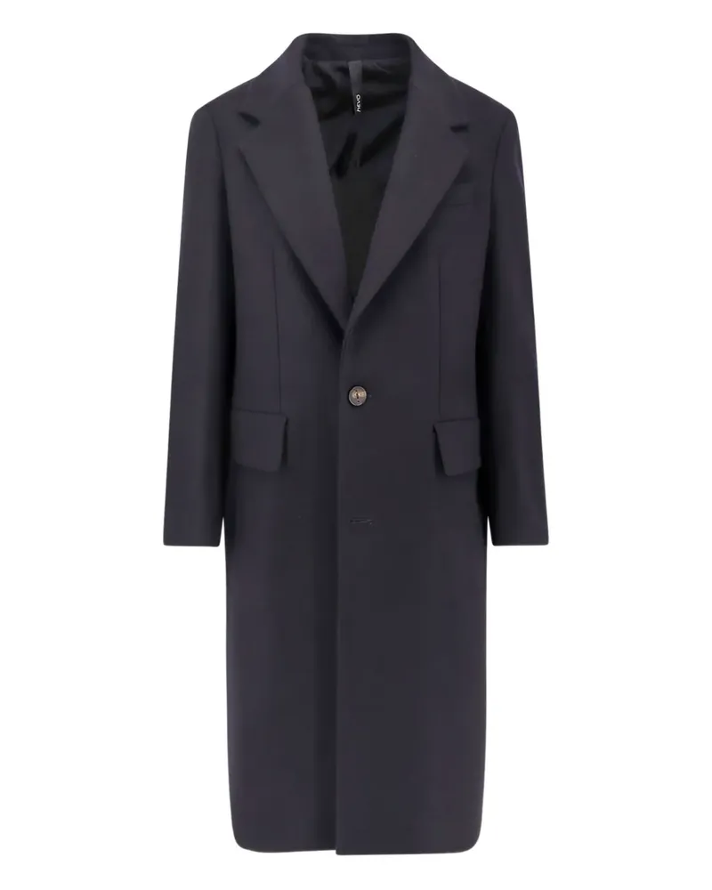 Hevò Trinitapoli button-fastening coat - Blau Blau