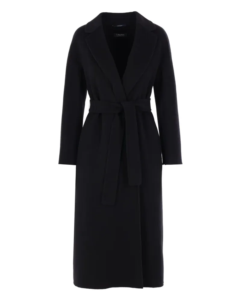 Max Mara belted wool coat - Schwarz Schwarz