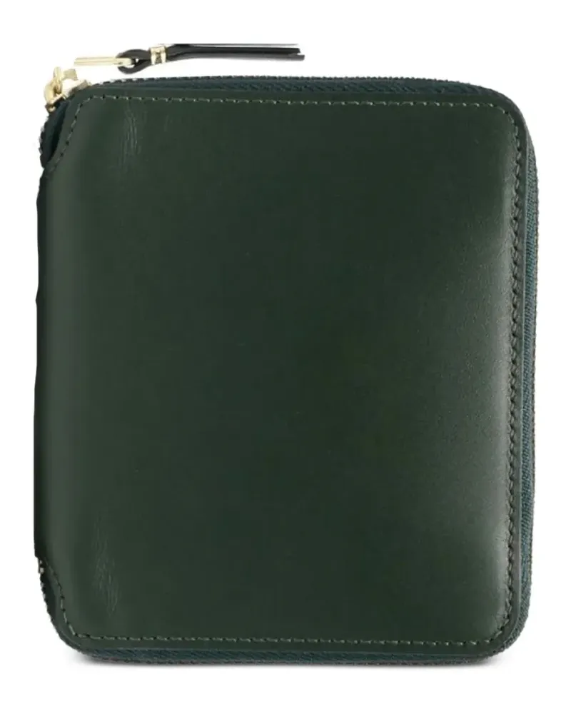 Comme des Garçons zip-around closure leather wallet - Grün Grün