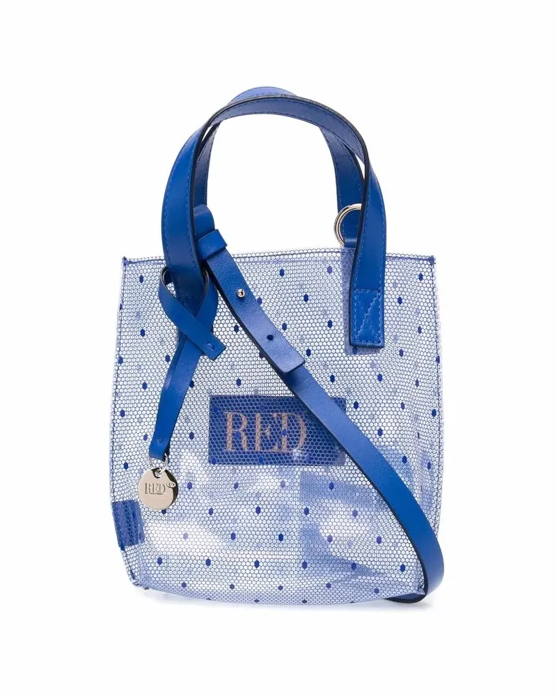RED Valentino Gepunkteter Shopper - Blau Blau